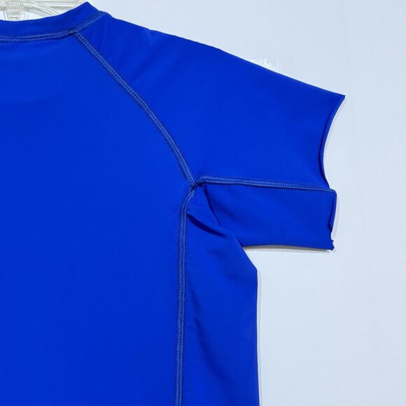 Mens Kekly’s Surf Shop Rash Guard Shirt Short Sleeve Compression Size M Blue - Picture 13 of 16